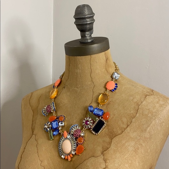 Rhinestones of color Necklace - Picture 5 of 6